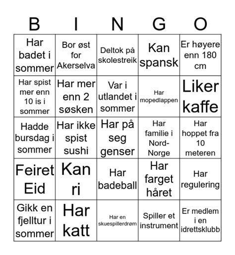 bingo bursdag BINGO PÅ NÄTET